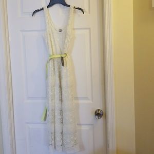 Asos lace midi dress.